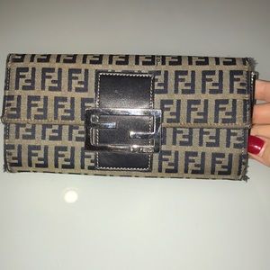 Black/grey Fendi Wallet